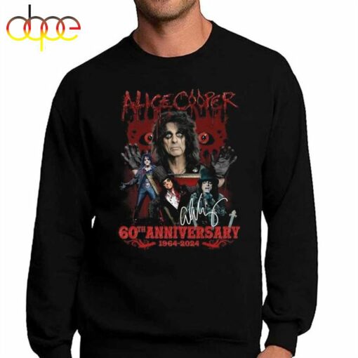 Alice Cooper 60th Anniversary 1964 – 2024 T-shirt