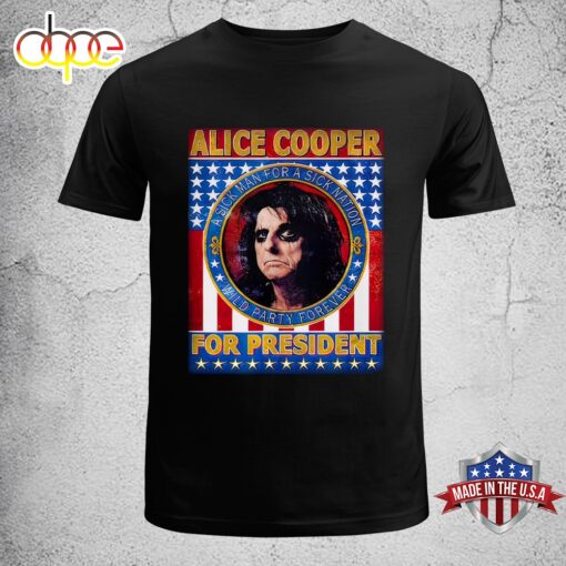 Alice Cooper For President Music Unisex T-Shirt