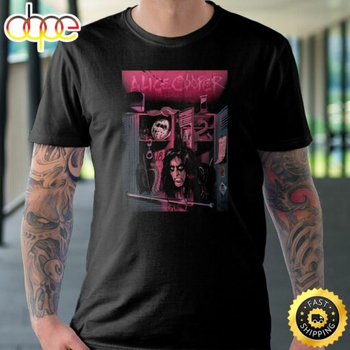 Alice Cooper School’s Out Band Unisex Black T-Shirt