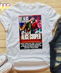 Alice Cooper Too Close For Comfort Tour 2024 T Shirt