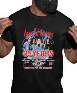 Alice In Chains 35 Years 1987 2022 Thank You For The Memories Shirt