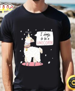 Alpaca With Unicorn Horn Valentine T-shirt