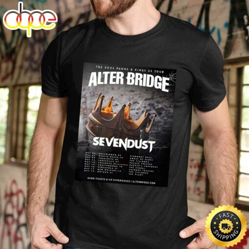 Alter Bridge May And June Tour 2023 Tshirt