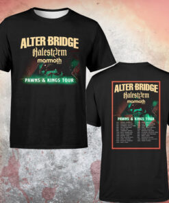 Alter Bridge Pawns And Kings Tour 2022 Dates Black Unisex T-shirt