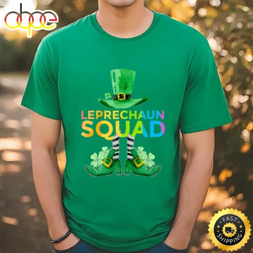 Amazing Leprechaun Squad Rainbow Lucky St Patrick’s Day Shirt