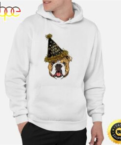 American Bulldog Happy New Year 2023 Dog New Years Eve Party  Unisex Basic T-shirt