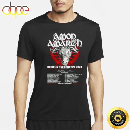 Amon Amarth Heidrun Over Europe 2024 Shirt