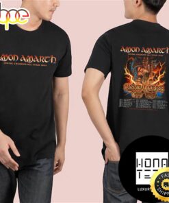 Amon Amarth Metal Crushes All Tour Vikings Of North America 2024 Fan Gifts Two Sides Classic Shirt