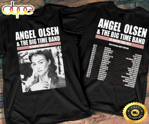 Angel Olsen North America Tour 2023 Angel Olsen Big Time Band T-shirt