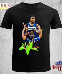 Anthony Edwards Howling Wolves Dunk 2024 Graphic T-Shirt