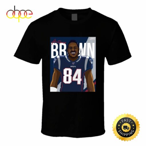 Antonio Brown 84 Black T-shirt