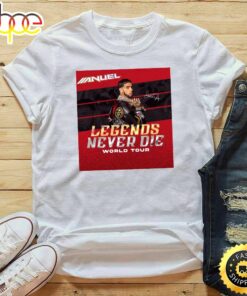 Anuel Aa Legends Never Die Newark Tour 2023 T-Shirt