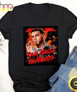 Anuel Aa Real Hasta La Muerte Tour 2023 Black T-Shirt