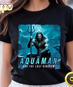 Aquaman And The Lost Kingdom Retro Action Pose T-shirt