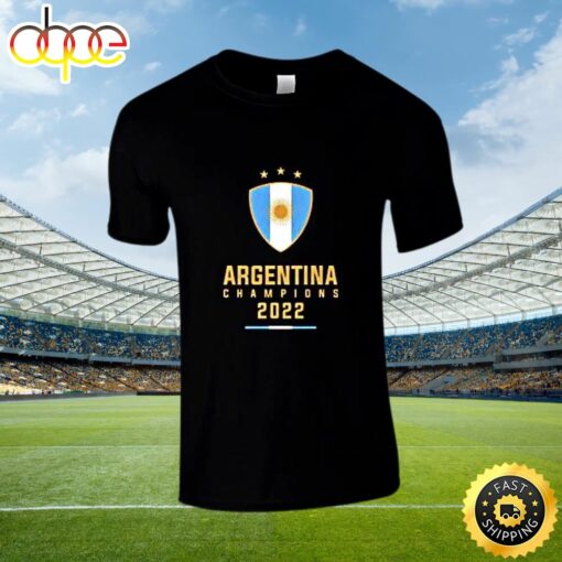 Argentina Champions Fifa World Cup 2022 Shirt