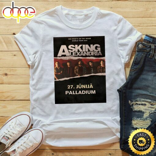 Asking Alexandria. See Whats On The Inside World Tour 2023 Unisex Tshirt