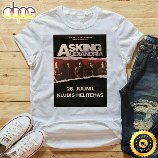 Asking Alexandria – See What’s On The Inside World Tour 2023 Unisex Tshirt