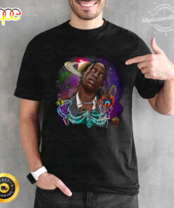 Astronomical Travis Scott Vibrant Art T-shirt