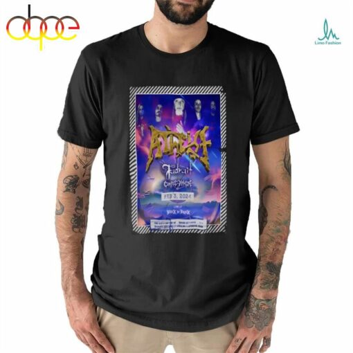 Atheist San Diego, California February 3rd, 2024 Tour Poster Shirt