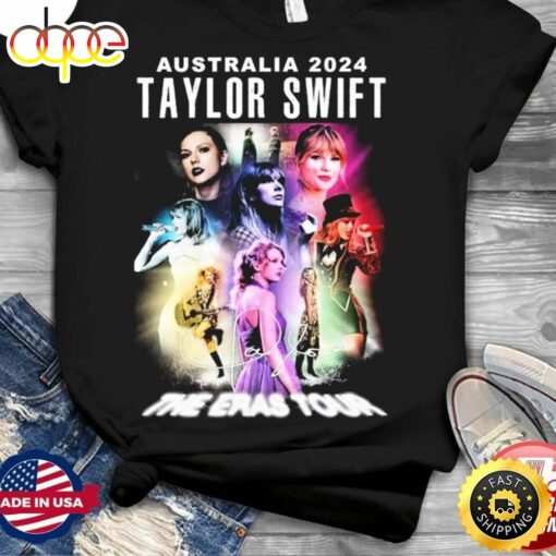 Australia 2024 Taylor The Eras Tour Shirt