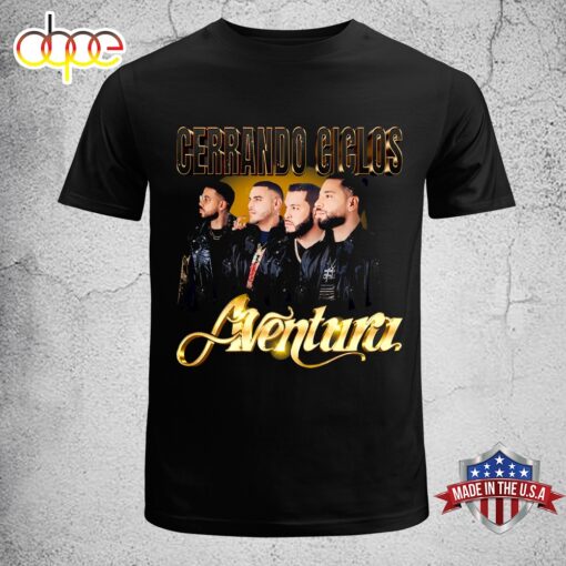 Aventura Inmortal Cerrando Ciclos Tour 2024 Music Unisex T-Shirt