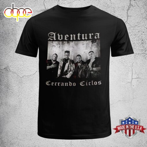 Aventura Tour Concert Bachata Cerrando Ciclos Unisex T-Shirt