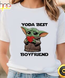 Baby Yoda Best Boyfriend Valentine Day T-shirt