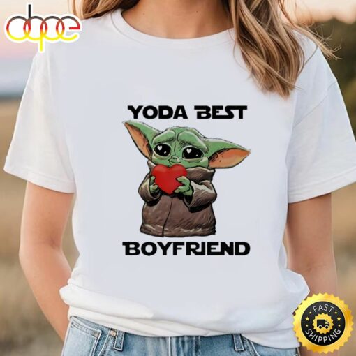 Baby Yoda Best Boyfriend Valentine Day T-shirt