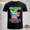 Baby Yoda Boston Celtics America 4th Of July Independence Day 2024 T Shirt