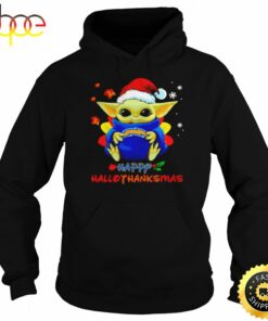 Baby Yoda Chargers Happy Hallothanksmas Shirt