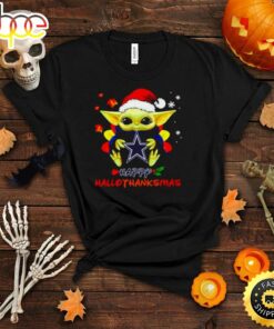 Baby Yoda Cowboys Happy Hallothanksmas Shirt