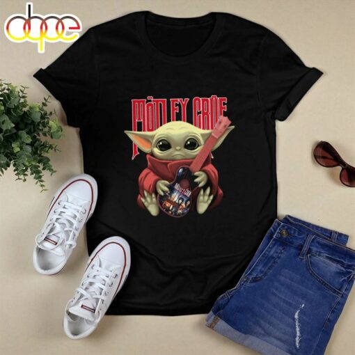 Baby Yoda Hug Motley Crue 2024 Shirt