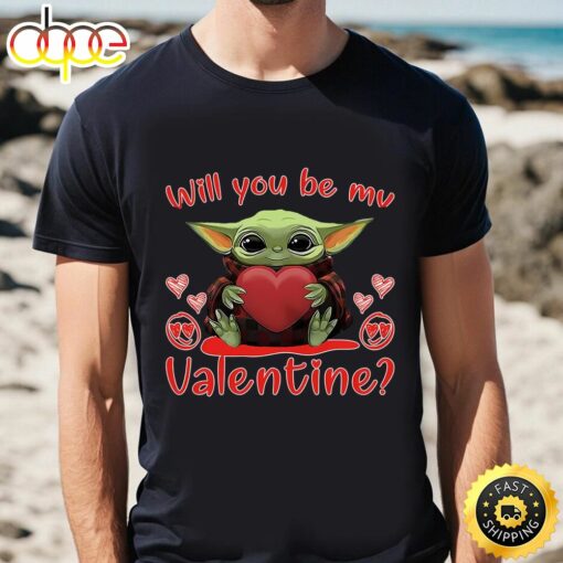 Baby Yoda Jumper Top Will You Be My Valentine Shirt