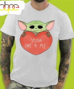 Baby Yoda One 4 Me In Valentin’s Day T-Shirt