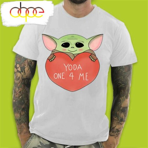 Baby Yoda One 4 Me In Valentin’s Day T-Shirt