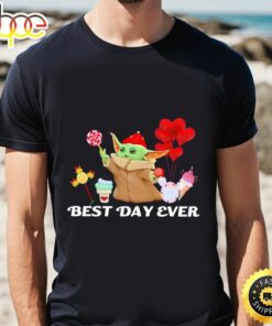 Baby Yoda Valentine Best Day Ever Shirt