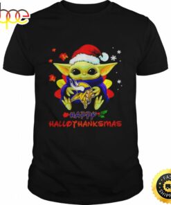 Baby Yoda Vikings Happy Hallothanksmas Shirt