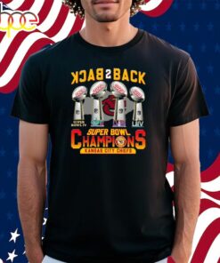 Back 2 Back 4x Super Bowl Champions Kc Chiefs Shirt