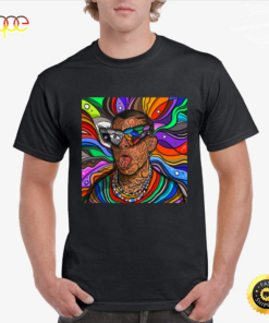 Bad Bunny Cartoon Illustration T-Shirt