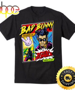 Bad Bunny Fuego Reggaeton Vintage Style T-Shirt
