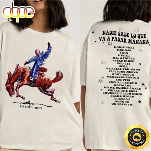 Bad Bunny Nadie Sabe Album T-Shirt