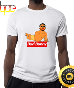 Bad Bunny – Naked Bunny White T-shirt