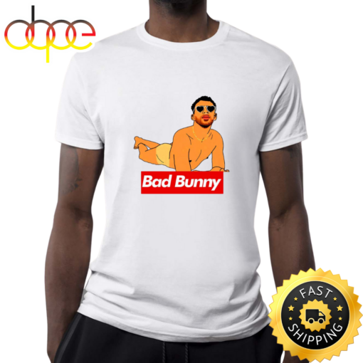 Bad Bunny – Naked Bunny White T-shirt