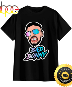 Bad Bunny T Shirt Chibi