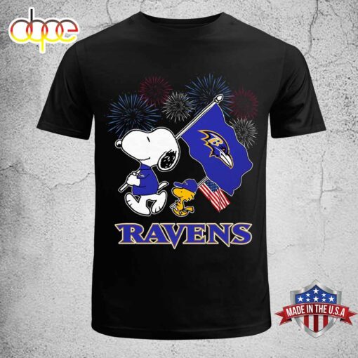 Baltimore Ravens Happy 4th Of July Independence Day Unisex T-Shirt