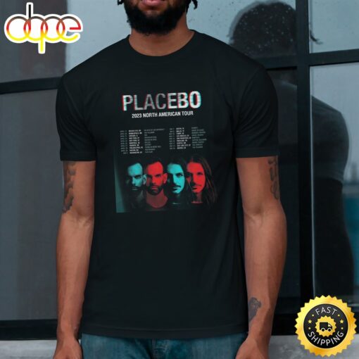 Band In The Usa Placebo Unveil Rebooted 2023 North American Tour T-shirt