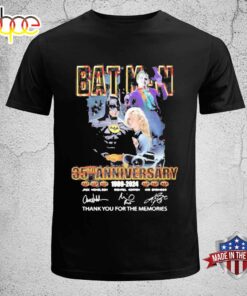 Bat Man 35th Anniversary 1989-2024 Thank You For The Memories Unisex T-Shirt