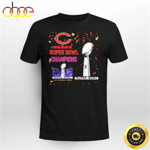 Bears Super Bowl Champions Lviii Las Vegas 2024 Shirt