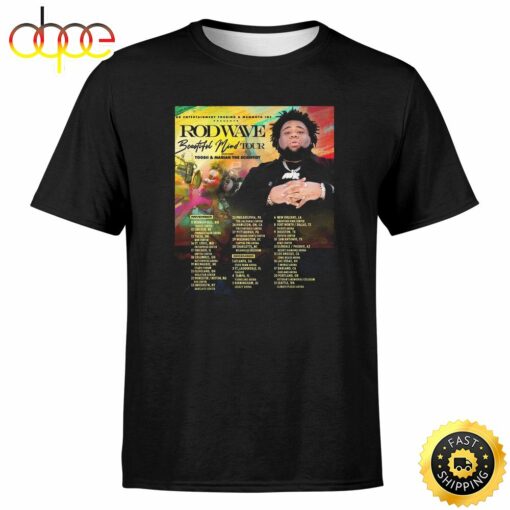 Beautiful Mind Tour 2022 Rod Wave T-Shirt