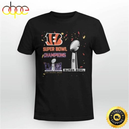 Bengals Super Bowl Champions Lviii Las Vegas 2024 Shirt